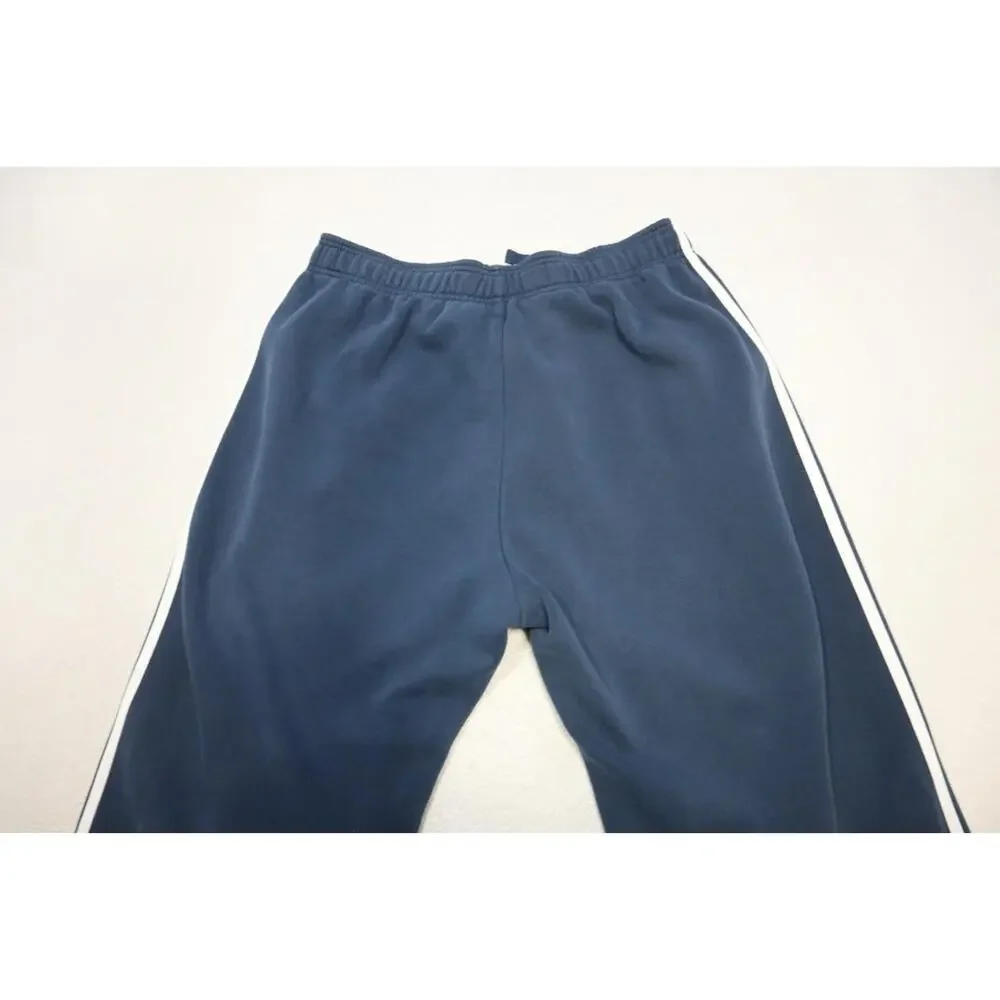 Adidas Sweat Pants Soccer‎ Jogger Athletic Striped Cotton Blend Boys Size XL